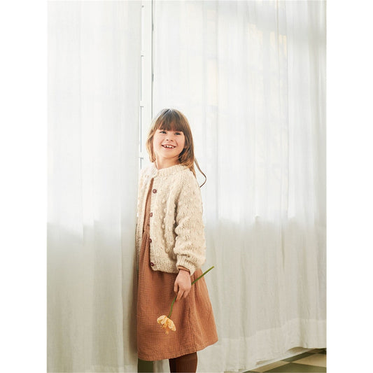 Anleitung (de, en) von © Sandnes - Popcorn-Jacke 2103 Weicher Strick für Kinder / Nr. 6
