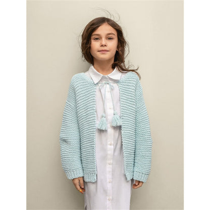 Anleitung (de, en) von © Sandnes - Ruby Cardigan Junior 2503 / Nr. 7