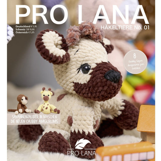 Pro Lana Magazin Häkeltiere No. 01 – Amigurumi Safari (PL013, DE)