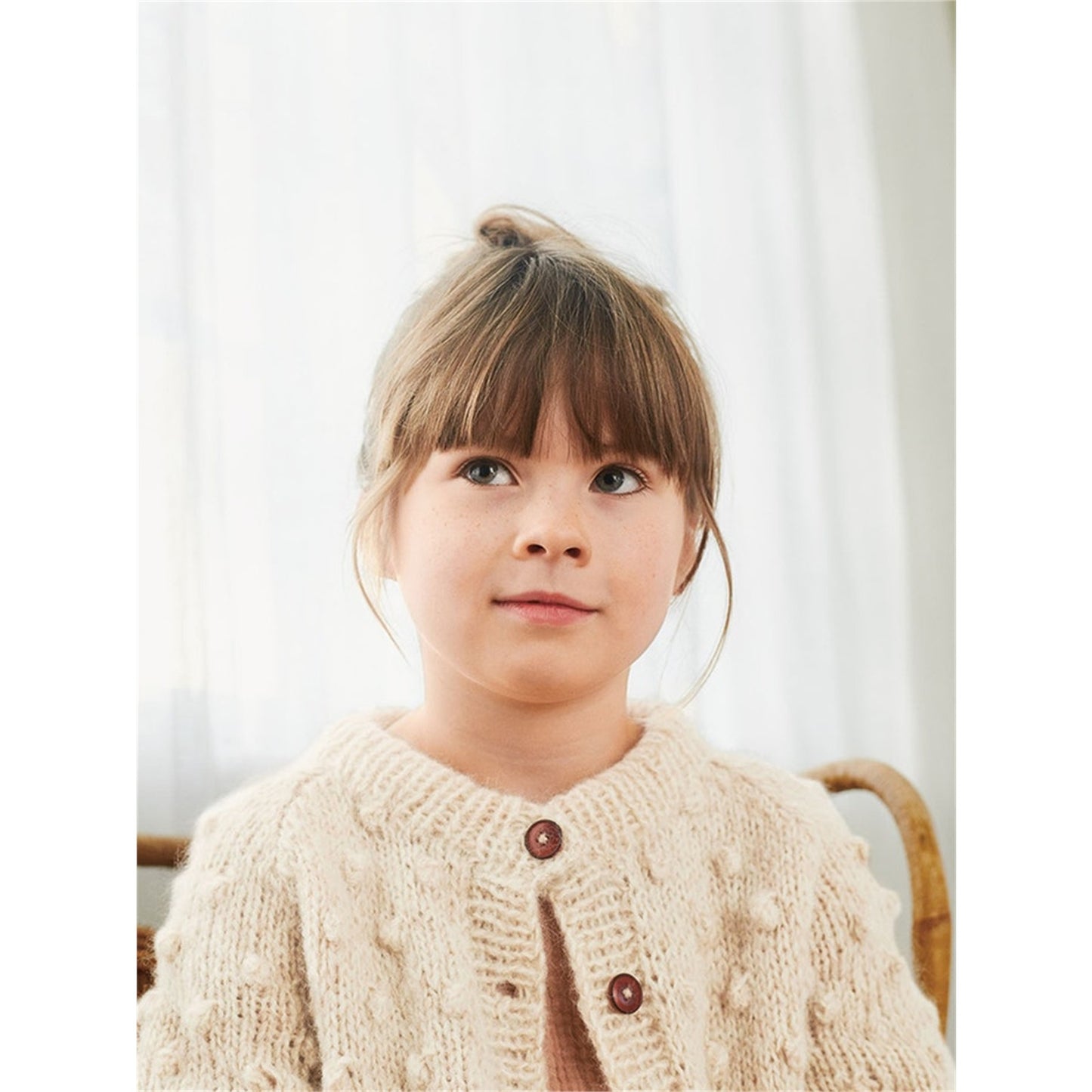 Anleitung (de, en) von © Sandnes - Popcorn-Jacke 2103 Weicher Strick für Kinder / Nr. 6