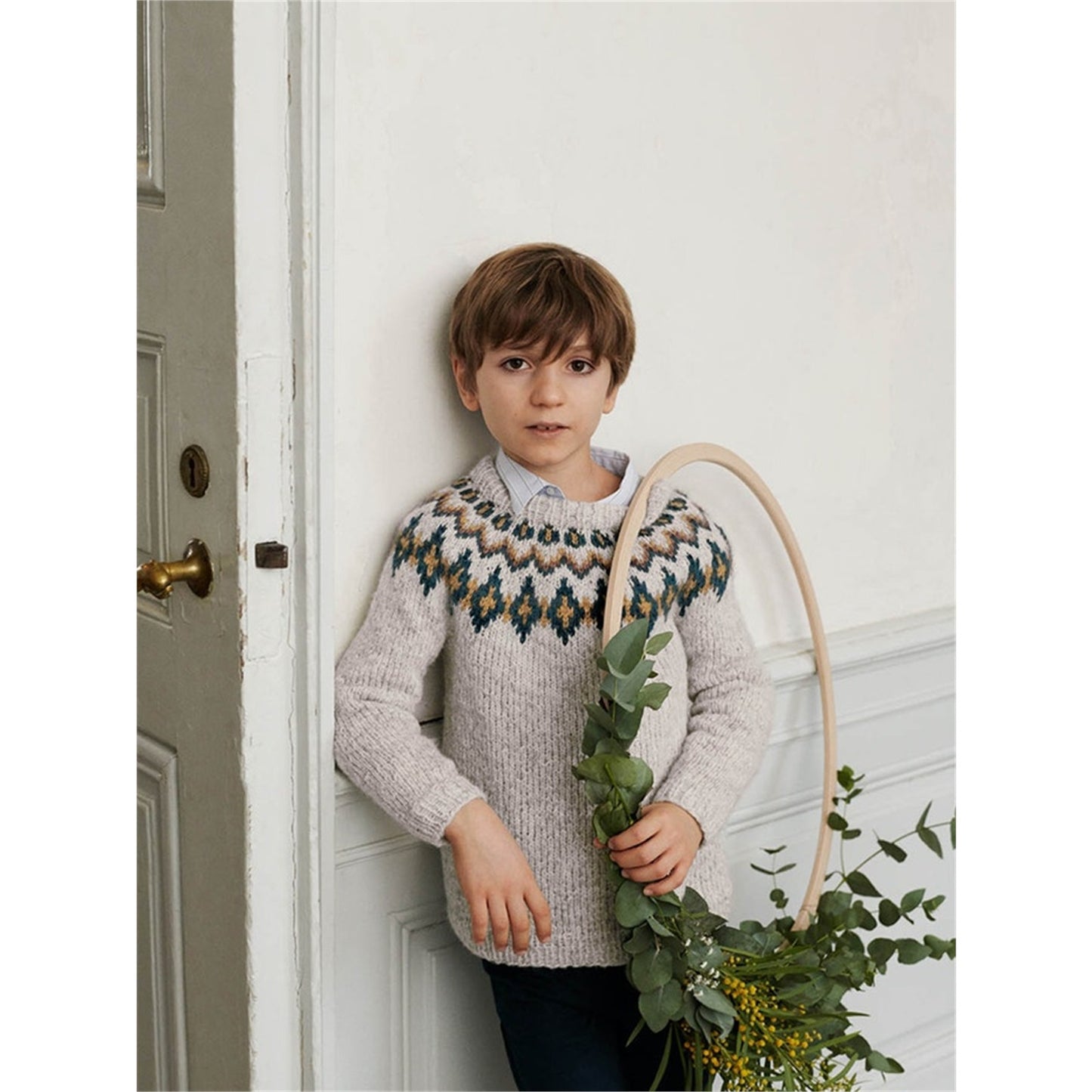 Anleitung (de, en) von © Sandnes - Samuel-Pullover 2003 Weicher Strick für Kinder / Nr. 11