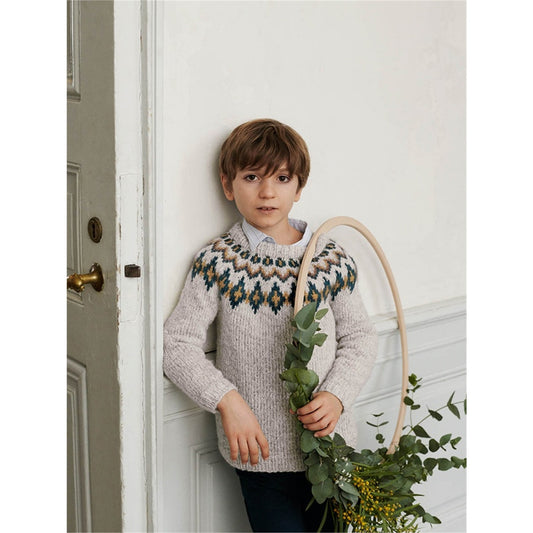 Anleitung (de, en) von © Sandnes - Samuel-Pullover 2003 Weicher Strick für Kinder / Nr. 11