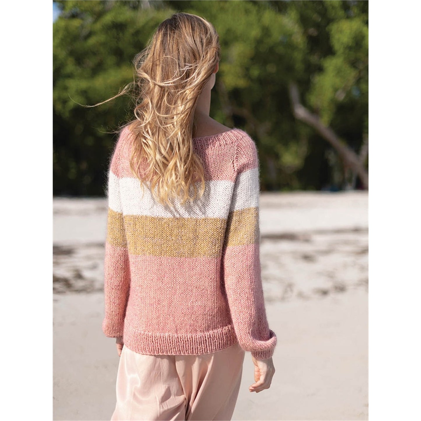 Anleitung (de, en) von © Sandnes - Streifen-Pullover 1908 Sommer Damen / Nr. 6