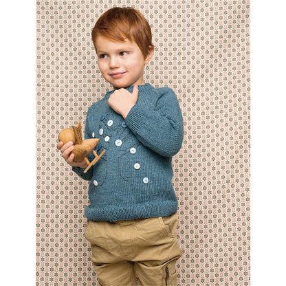 Anleitung (de, en) von © Sandnes - Jahreszeiten-Pullover 1903 Weicher Strick für Kinder / Nr. 10