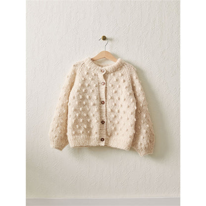 Anleitung (de, en) von © Sandnes - Popcorn-Jacke 2103 Weicher Strick für Kinder / Nr. 6
