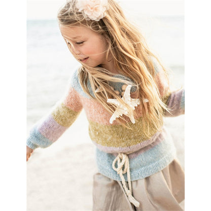Anleitung (de, en) von © Sandnes - Regenbogen-Pullover 1907 Sommer Kinder / Nr. 6