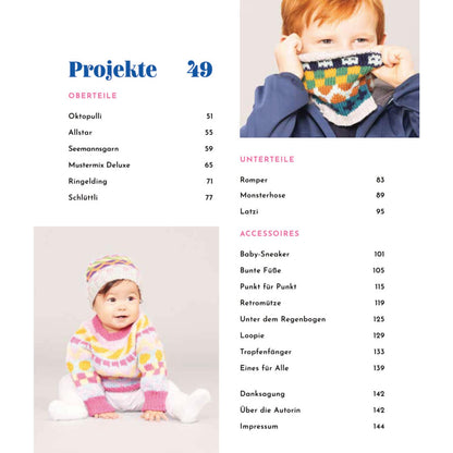 Einfach stricken mit Klimperklein – für Babys und Kids (DE)