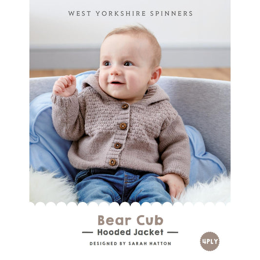 WYS, Bear Cub Hooded Jacket, digitale Strickanleitung