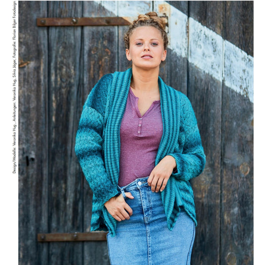 Anleitung (de) von © Woolly Hugs  - Jacke all-day4me - Maschenwelt 19001
