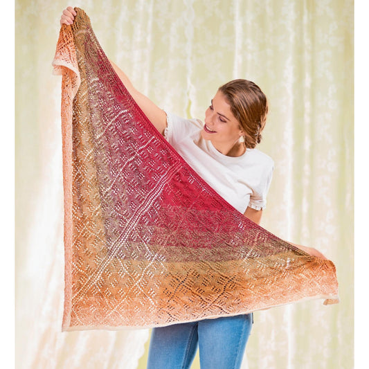 Anleitung (de) von © Woolly Hugs  - Tuch 3 x 3 macht 9 - Nr. 19004