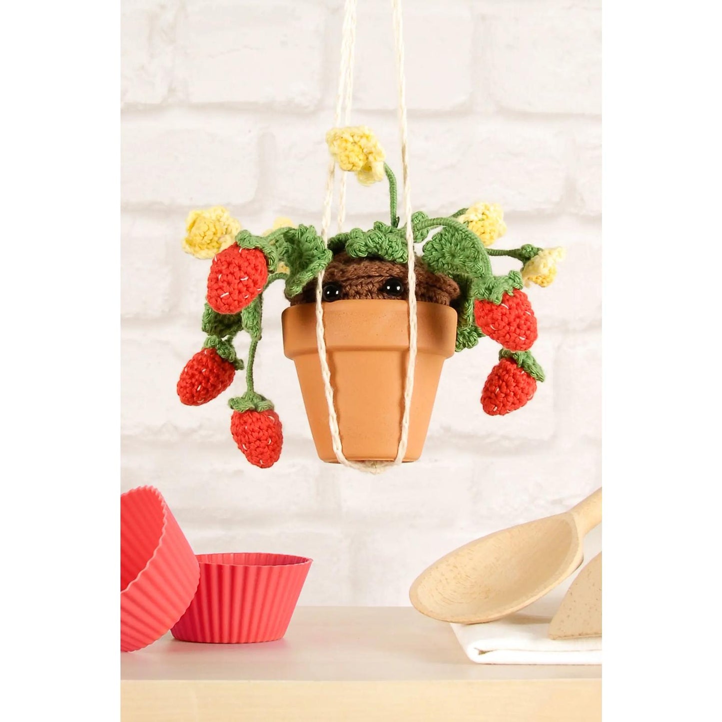 DMC Häkelpackung, Erdbeeren von Nuria Picos Amigurumi-Set