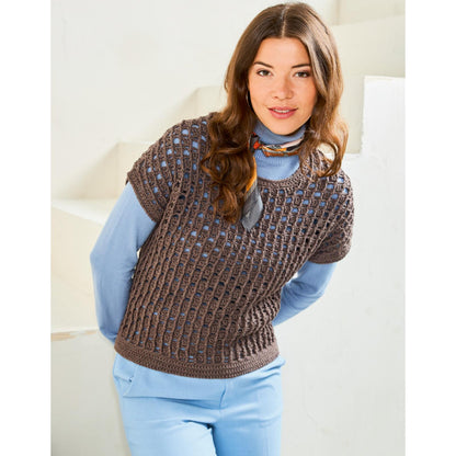 Anleitung (de) von © Woolly Hugs  - Häkelpullunder Basic - Maschenwelt 05/24