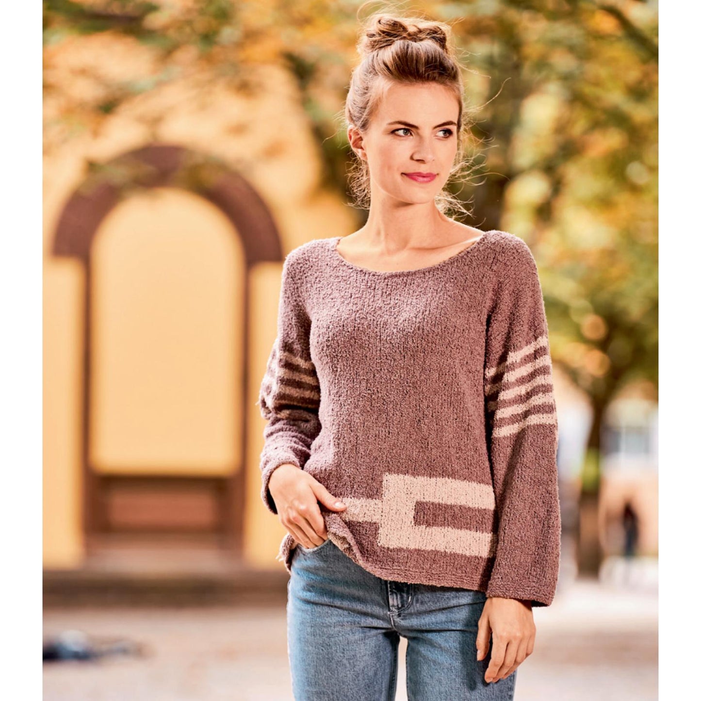 Anleitung (de) von © Woolly Hugs  - Pullover Sporty - Maschenwelt 07/20
