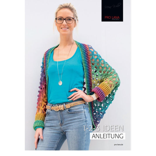 Anleitung (de) von © Pro Lana 1-2-3 Ideen, Shrug- 272100-A49