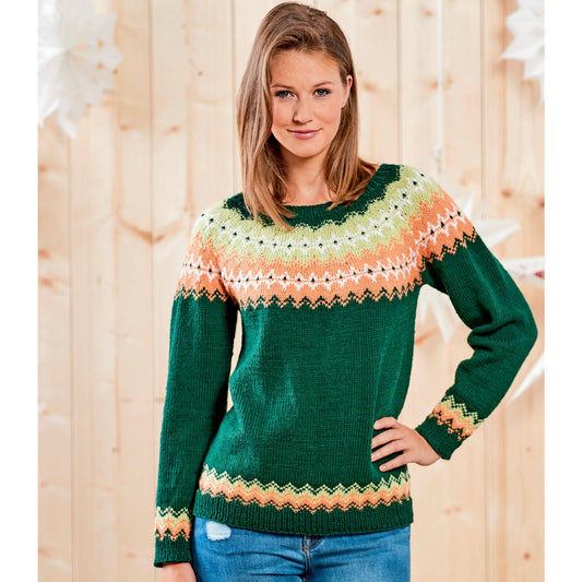 Anleitung (de) von © Woolly Hugs  - Rundpassen-Pulli - Maschenwelt 08/19