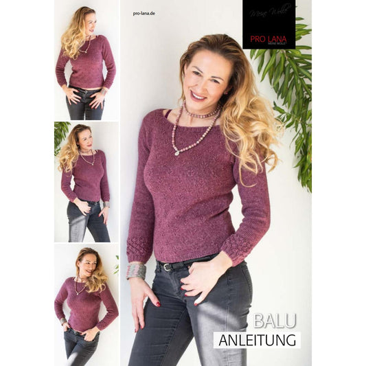 Anleitung (de, en) von © Pro Lana Balu, Damenpulli - 272100-A77