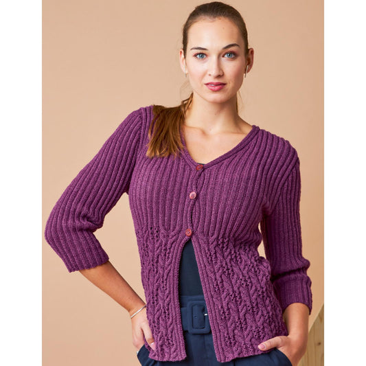 Anleitung (de) von © Woolly Hugs  - Strickjacke Highlight - Maschenwelt 01/23