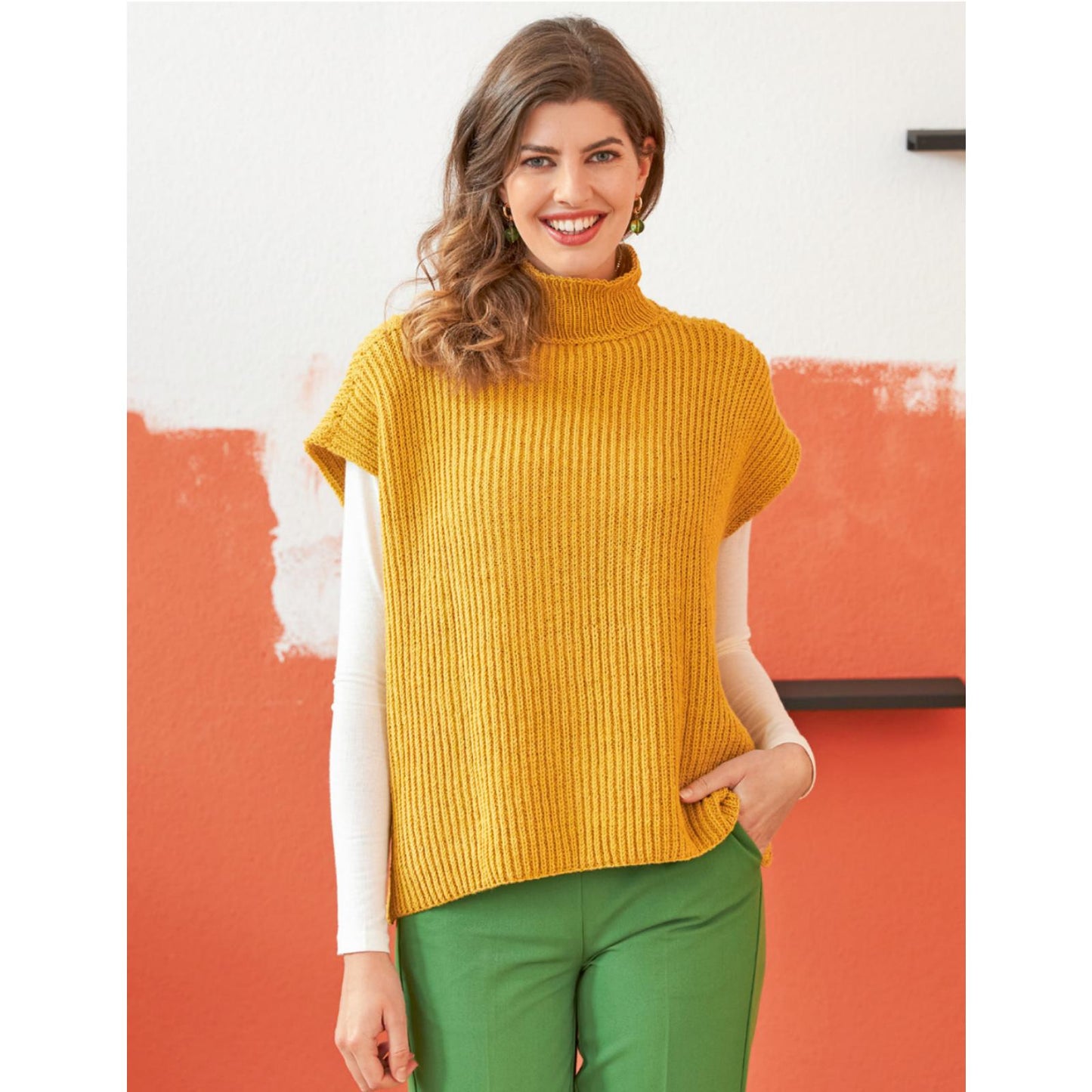 Anleitung (de) von © Woolly Hugs  - Pullunder Basic-Linie - Maschenwelt 03/23