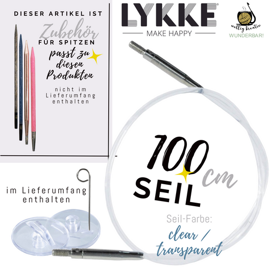 Lykke rope for lace 100cm, 15009010
