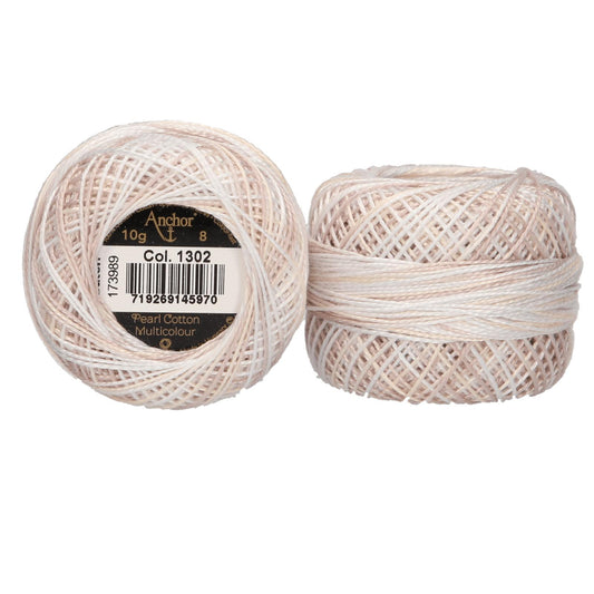 Anchor Perlgarn Multicolor Stärke 8, 10g, Stickgarn