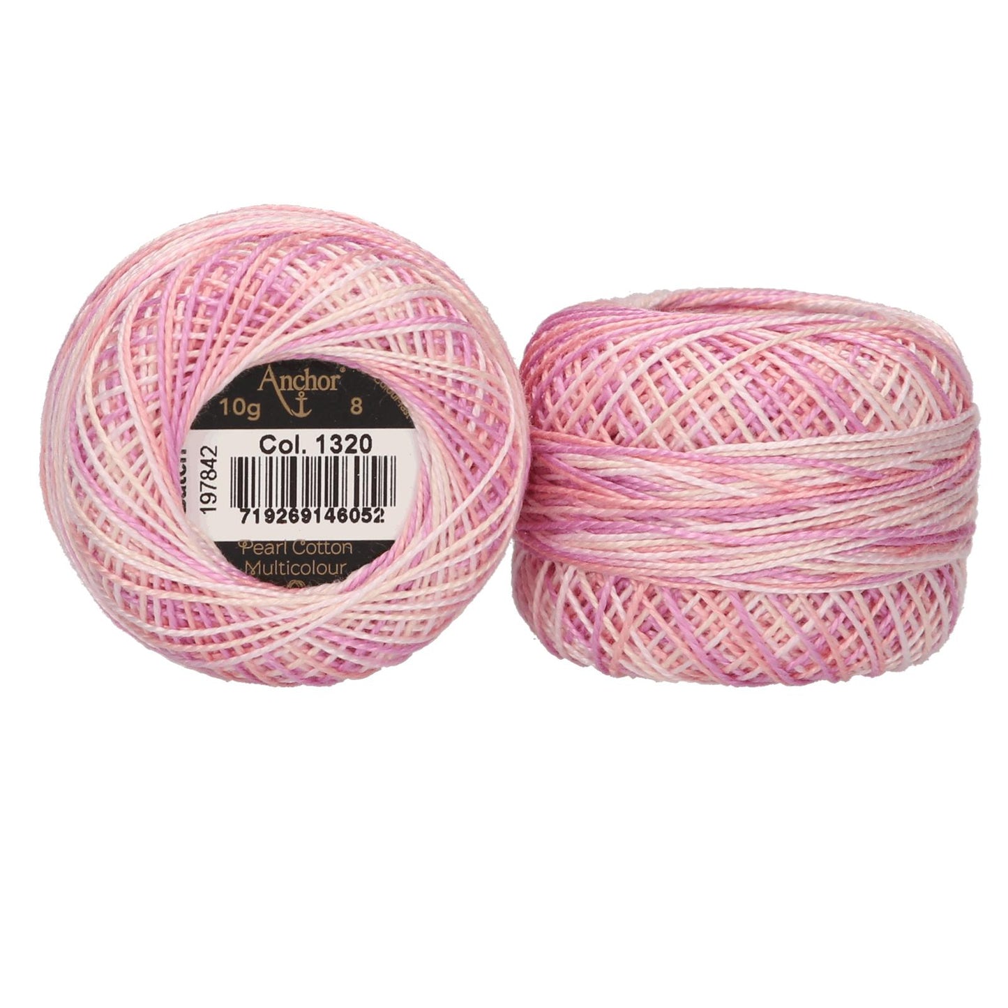 Anchor Perlgarn Multicolor Stärke 8, 10g, Stickgarn