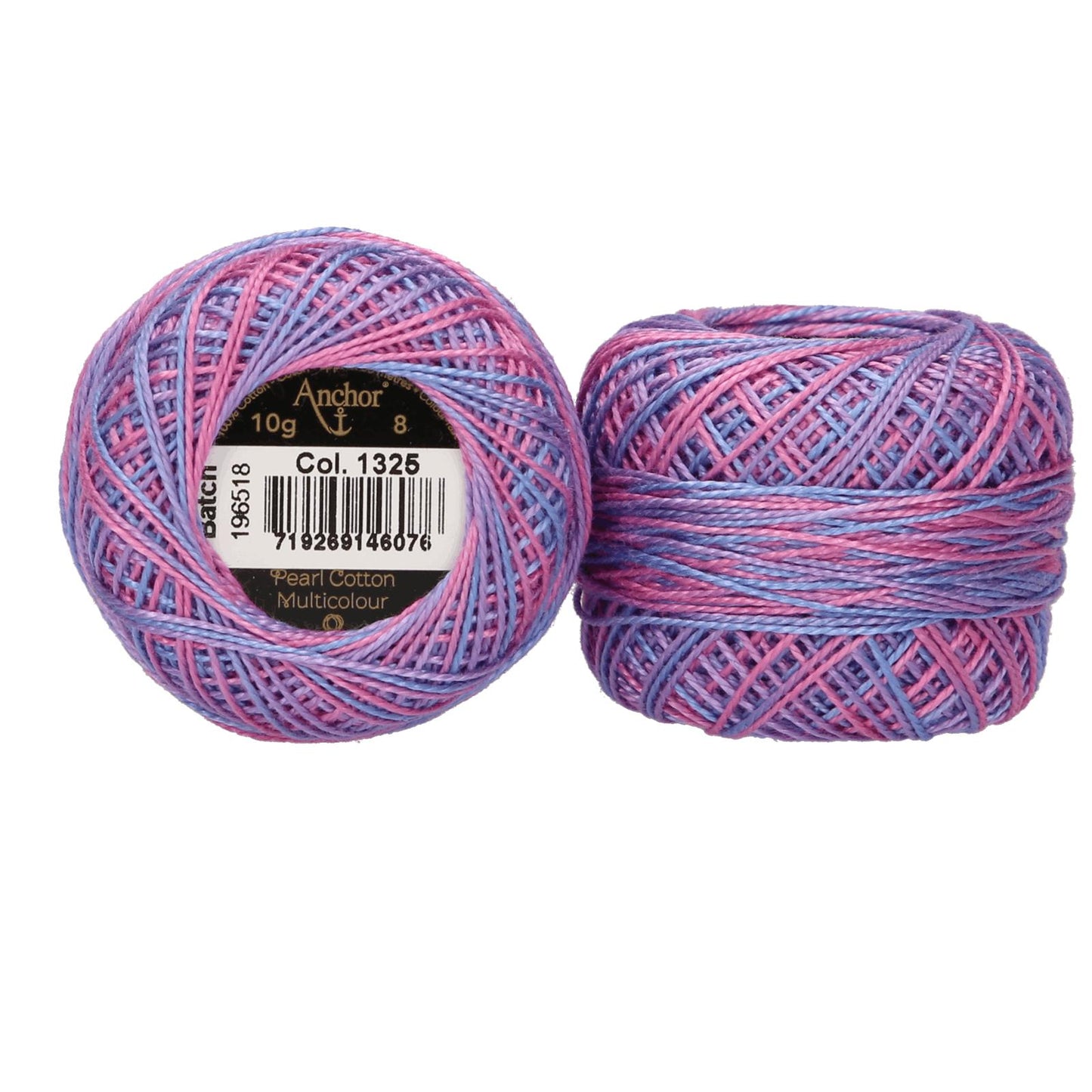 Anchor Perlgarn Multicolor Stärke 8, 10g, Stickgarn