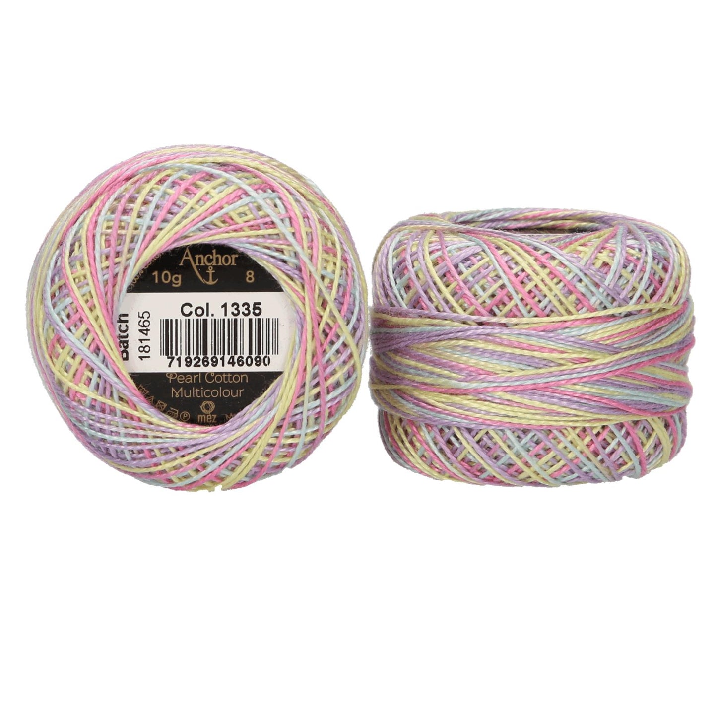 Anchor Perlgarn Multicolor Stärke 8, 10g, Stickgarn