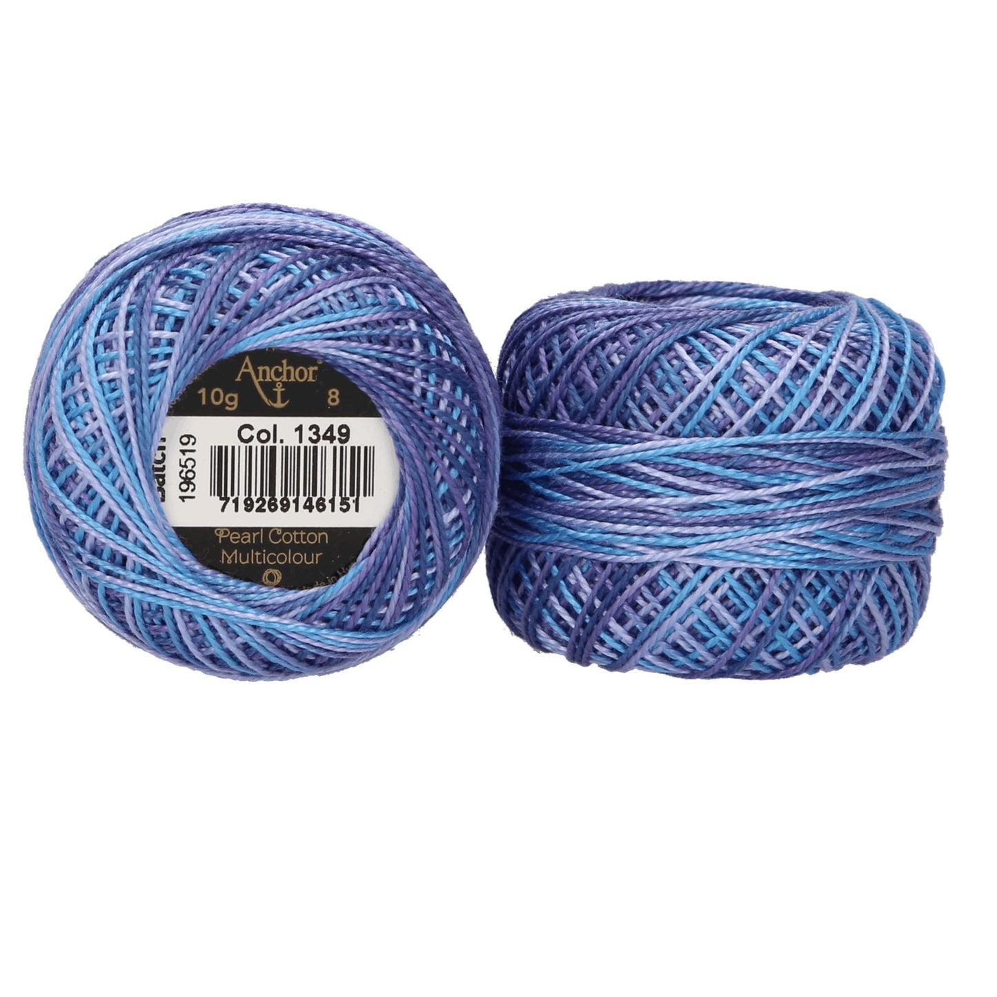 Anchor Perlgarn Multicolor Stärke 8, 10g, Stickgarn
