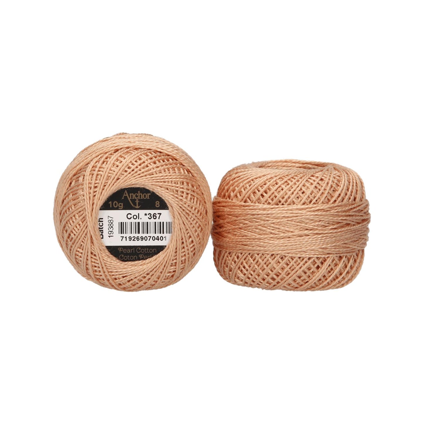 Anchor Perlgarn Stärke 8, 10g
