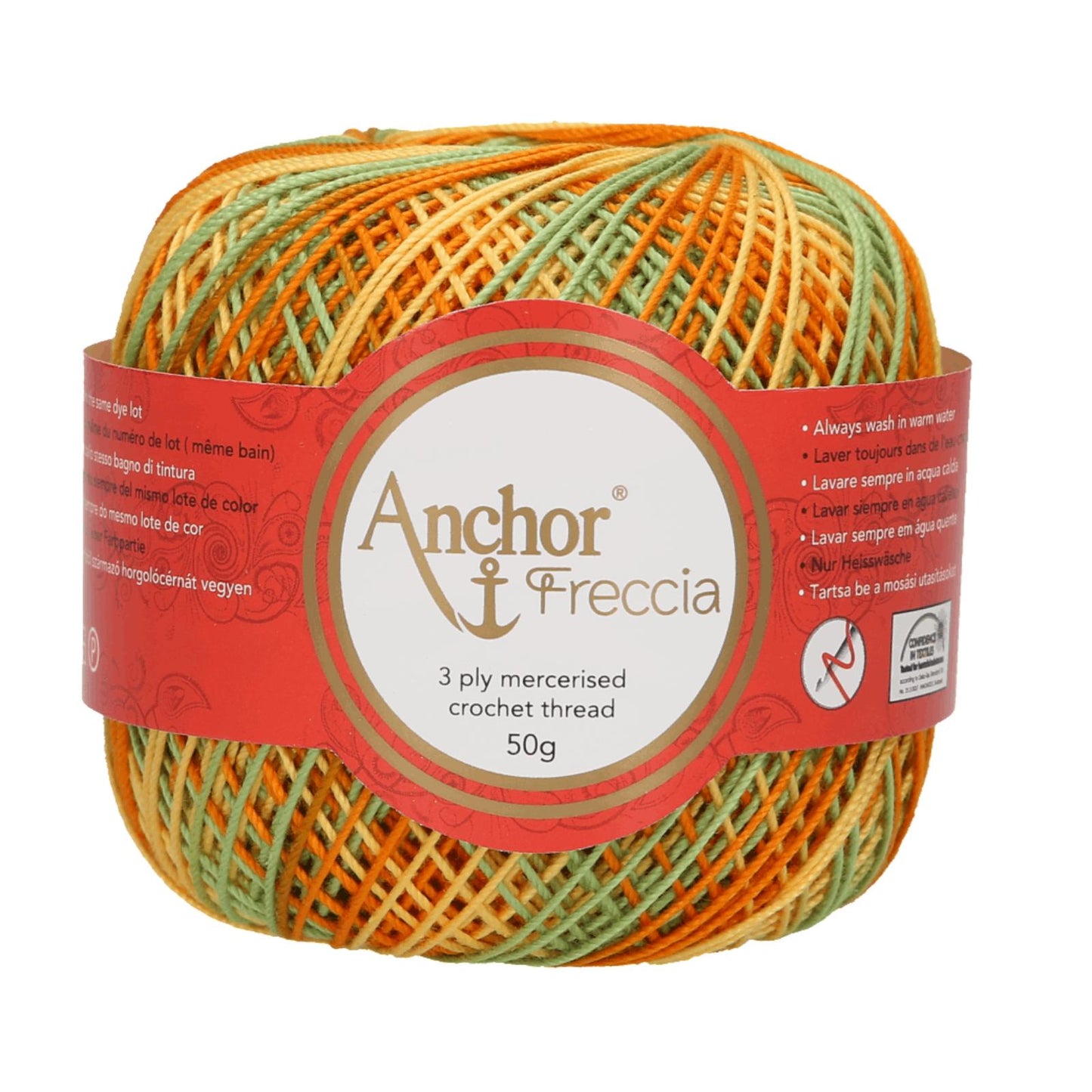 Anchor Freccia 6 Häkelgarn Multicolour, 50g