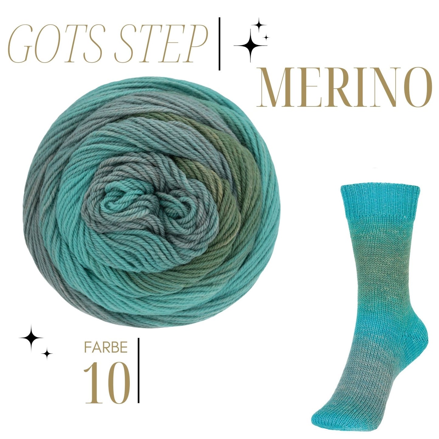 Austermann Gots Step Merino 4f 100g