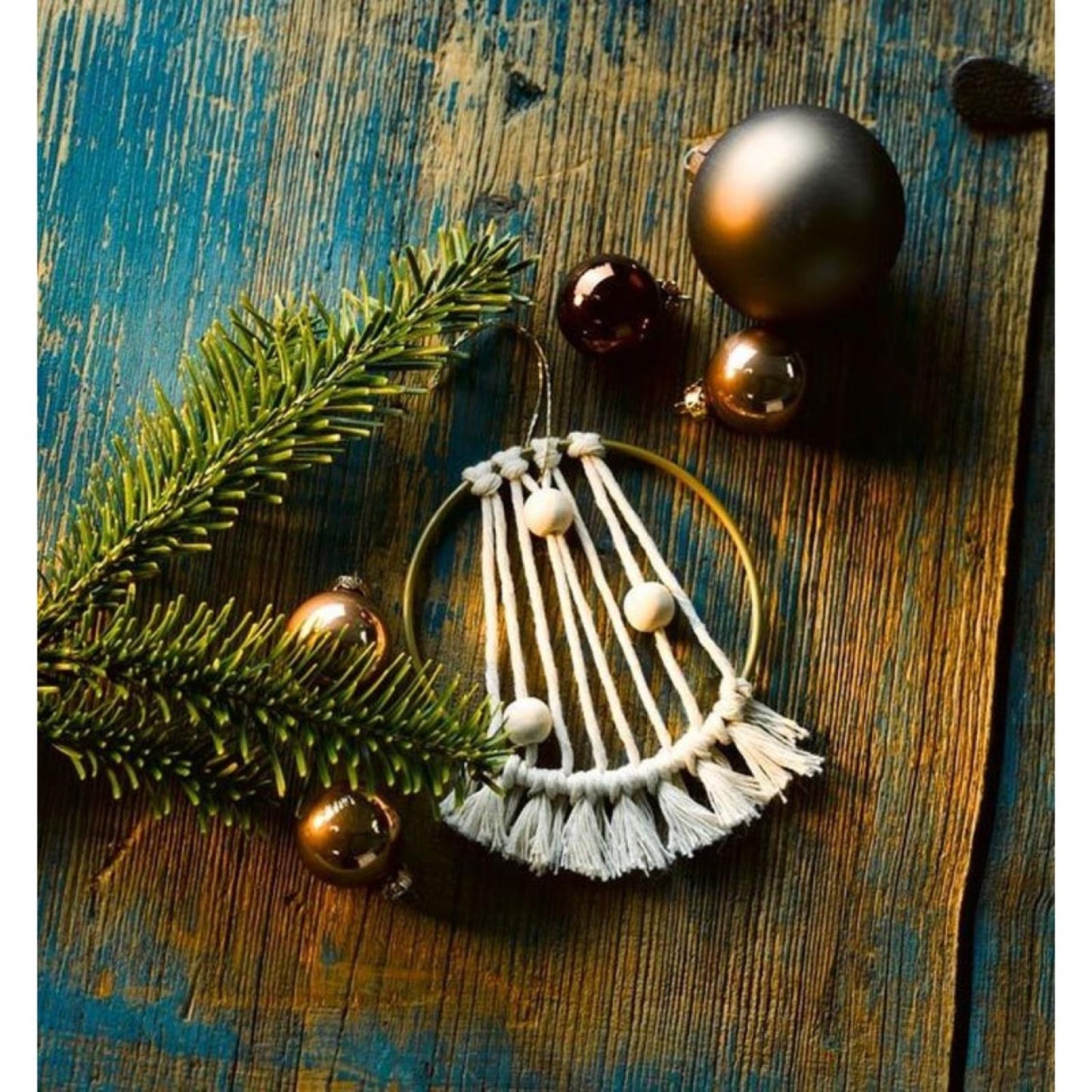 Makramee - Weihnachtsschmuck