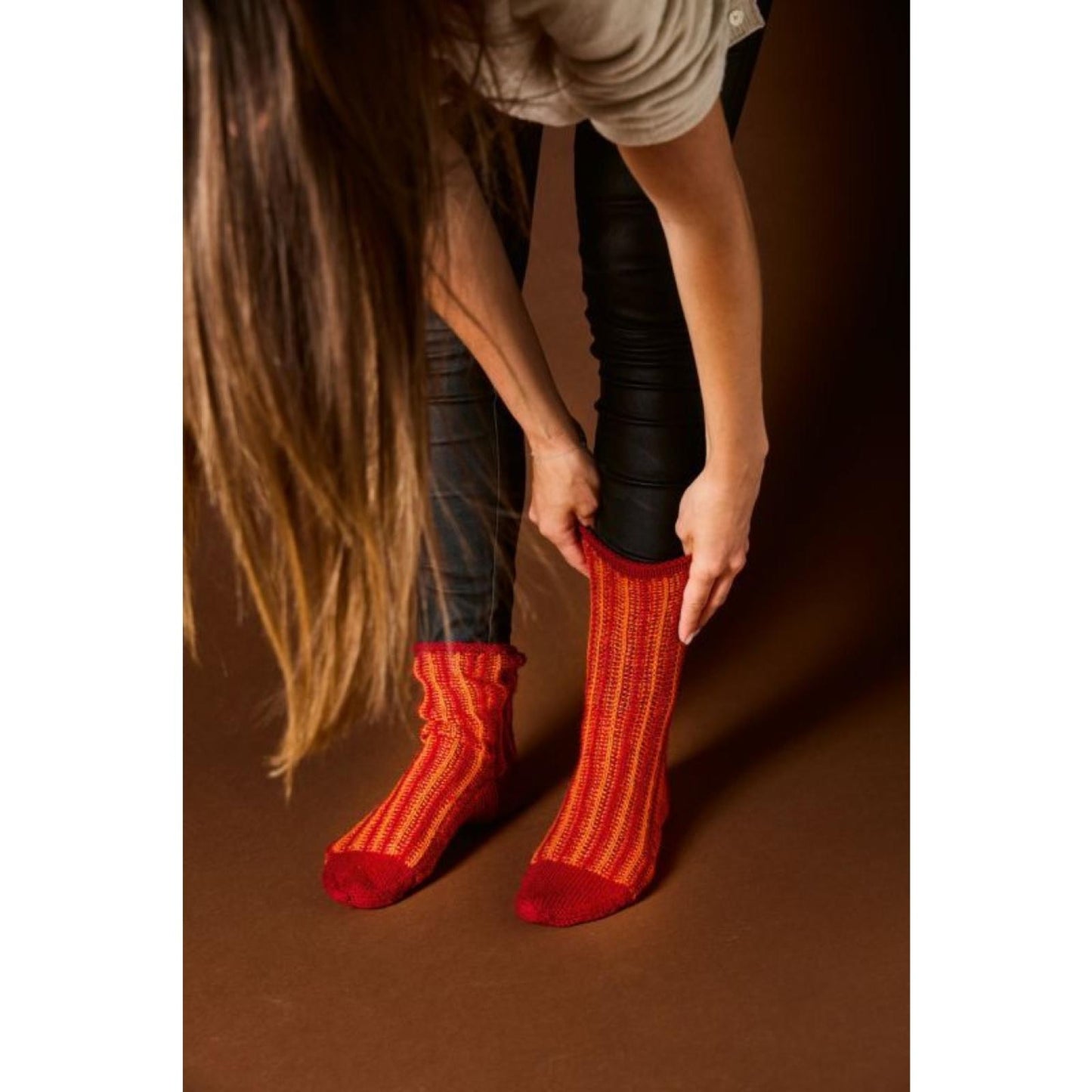 Socken stricken mit Wow - Effekt