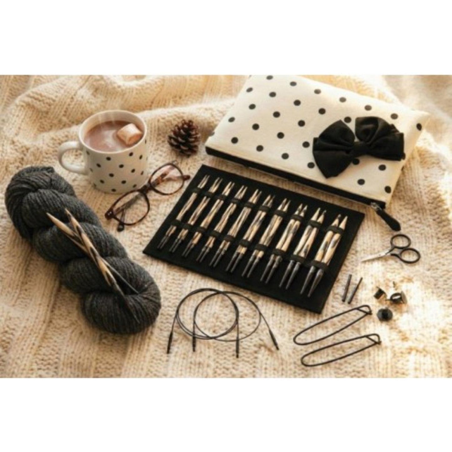KnitPro Set Nadelset Chérie austauschbare Rundstricknadeln 3,0 - 8,0 mm Muttertags-Set 2026