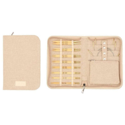KnitPro Nadelset Bamboo auswechselbare Nadelspitzen 13 cm, 8 Paar, 3,00 mm - 8,00 mm + Zubehör
