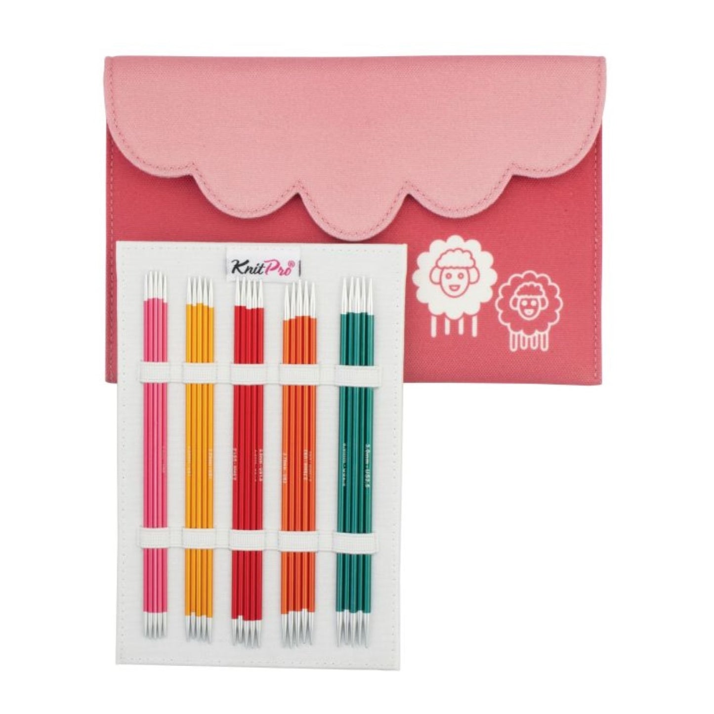 KnitPro Set Deluxe Nadelspiel ZING 15 cm 2-4mm