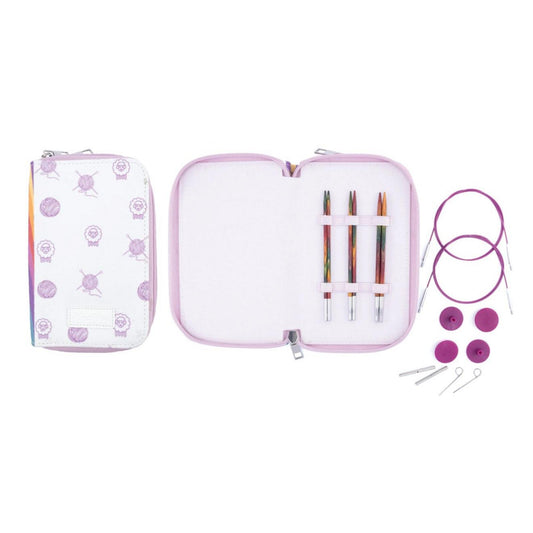 KnitPro Set Nadelspitzen Symfonie 2 Holz 13 cm, 3 Paar, 4-6mm