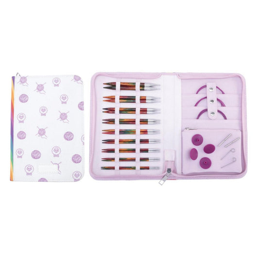 KnitPro Set Nadelspitzen Symfonie 2 Holz 13 cm, 9 Paar, 3-8mm