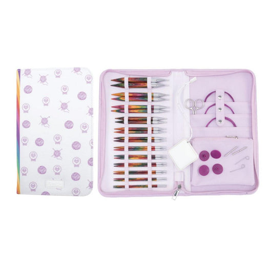 KnitPro Set Nadelspitzen Symfonie 2 Holz 13 cm, 12 Paar, 3-12mm