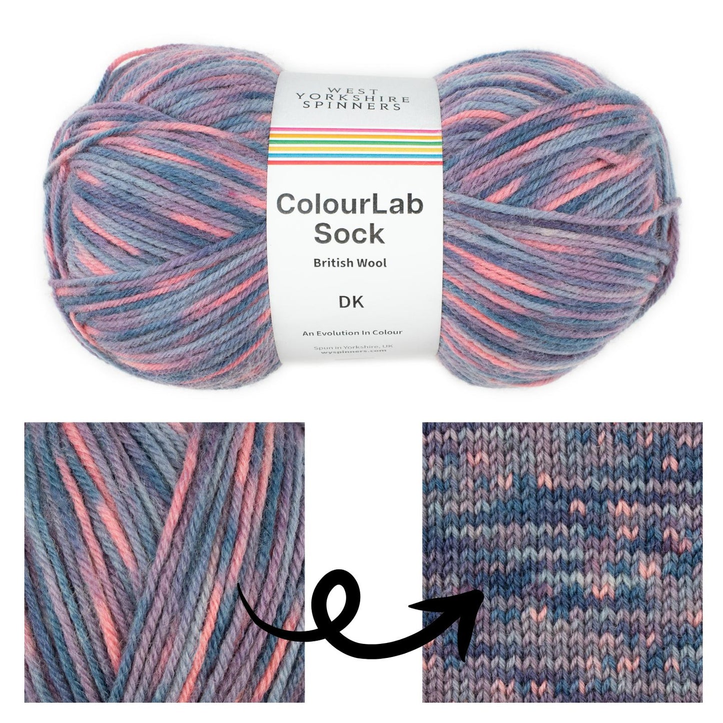 West Yorkshire Spinners ColourLab Sock DK 150g