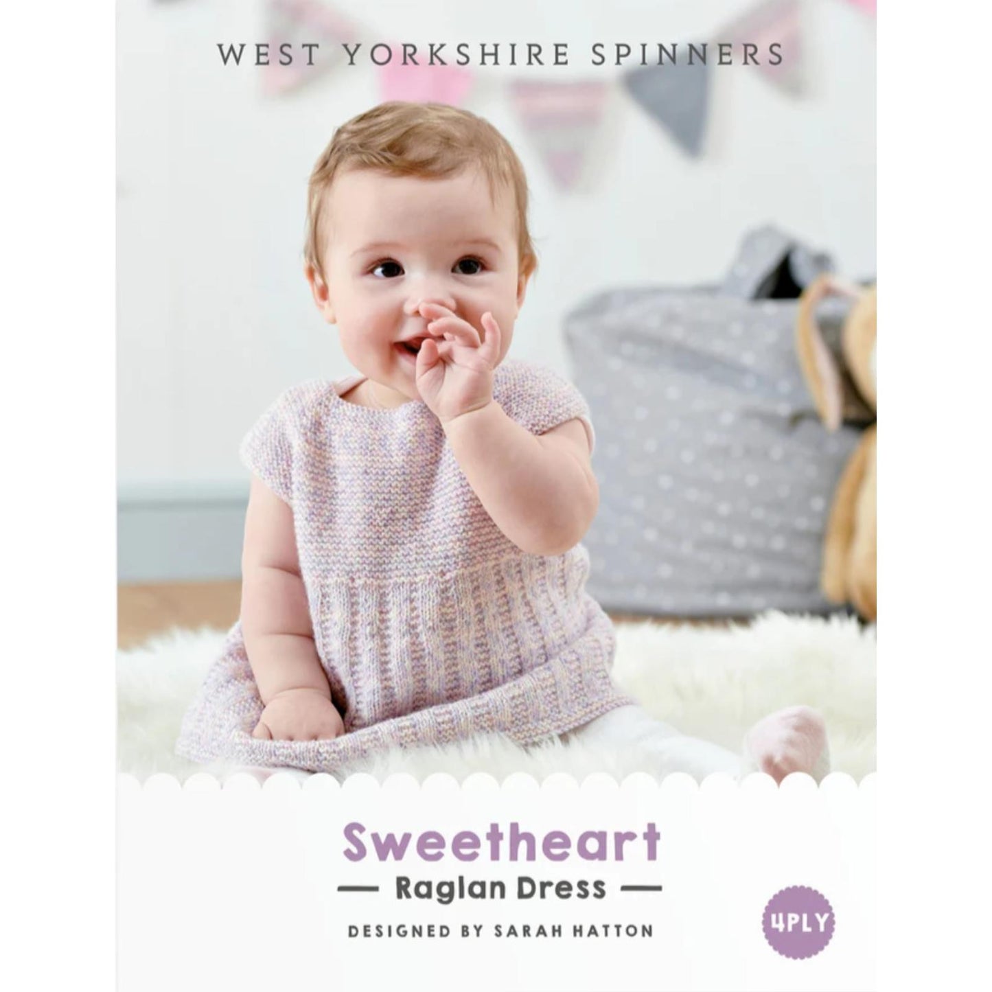 WYS, Sweetheart Raglan Dress, digitale Strickanleitung