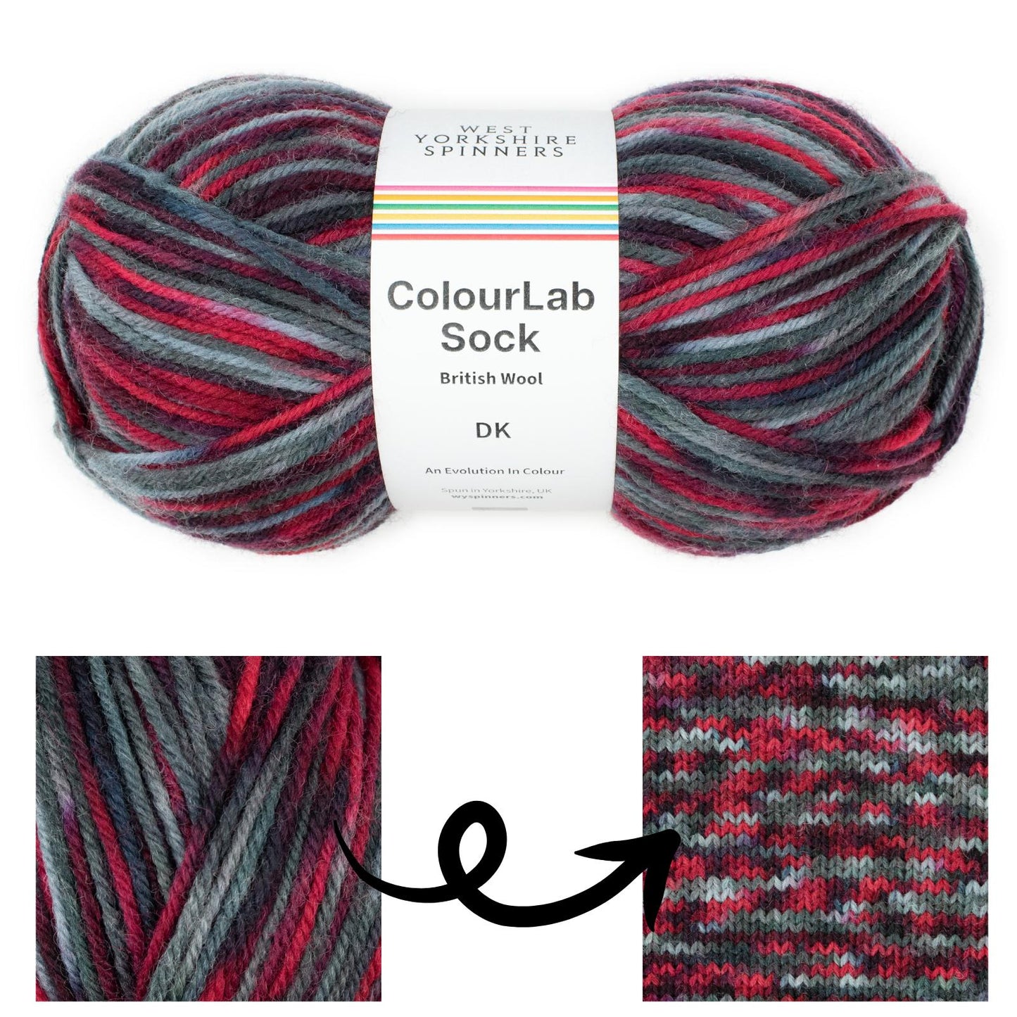 West Yorkshire Spinners ColourLab Sock DK 150g