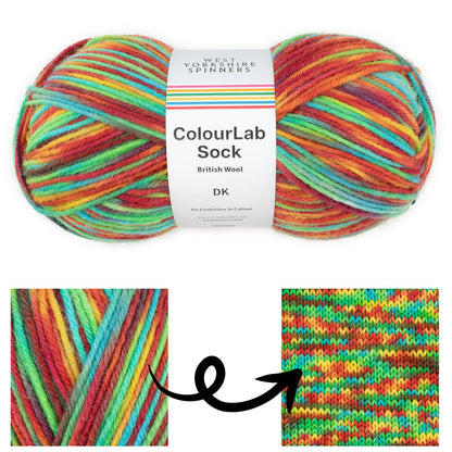 West Yorkshire Spinners ColourLab Sock DK 150g