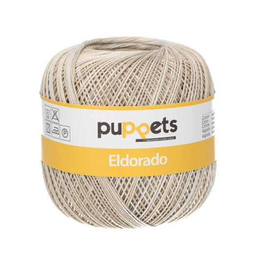 Puppets Eldorado Multicolor, strength 10, color 122 beige white, 4578010