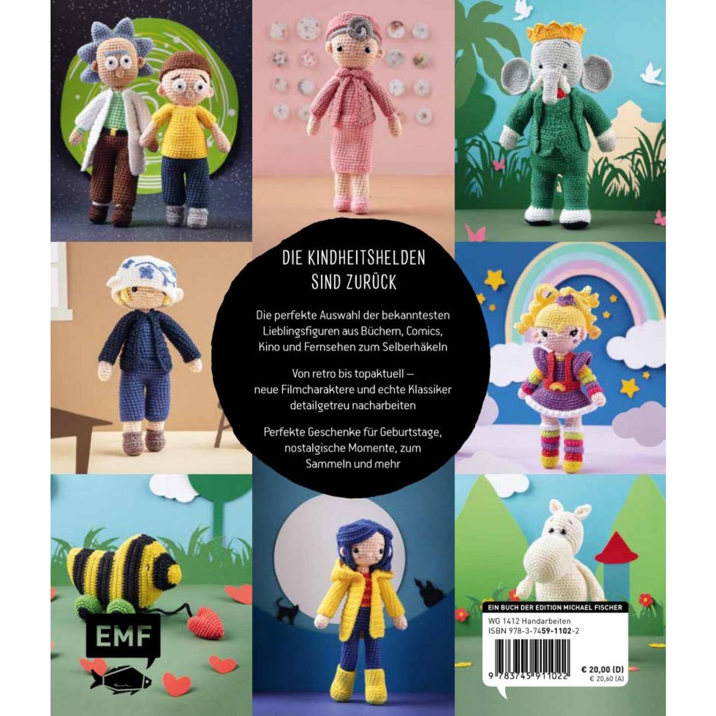 Helden der Kindheit – Die bunte Amigurumi-Sammlung für Disney-Fans