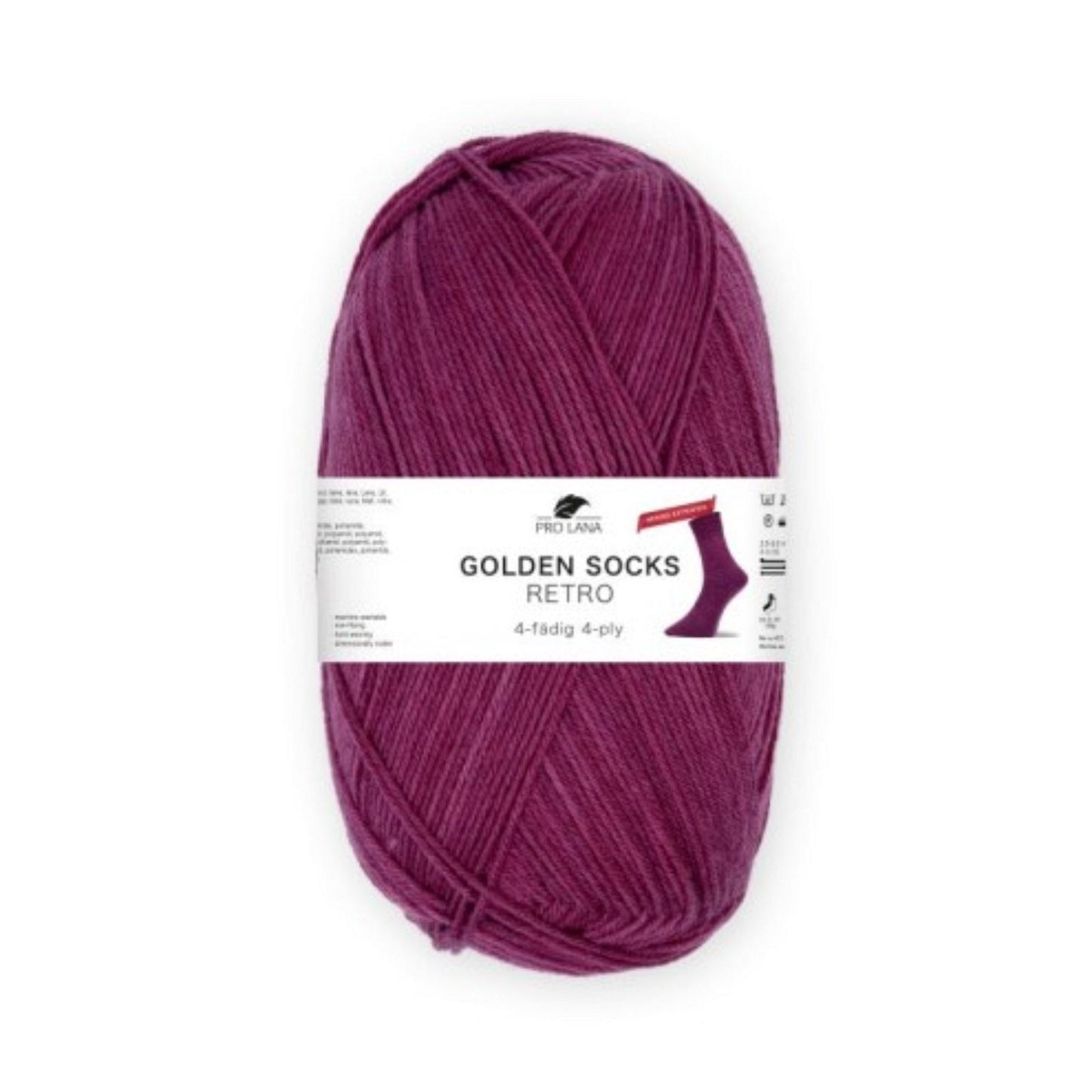 Pro Lana Golden Socks Retro 4 fädig 100g