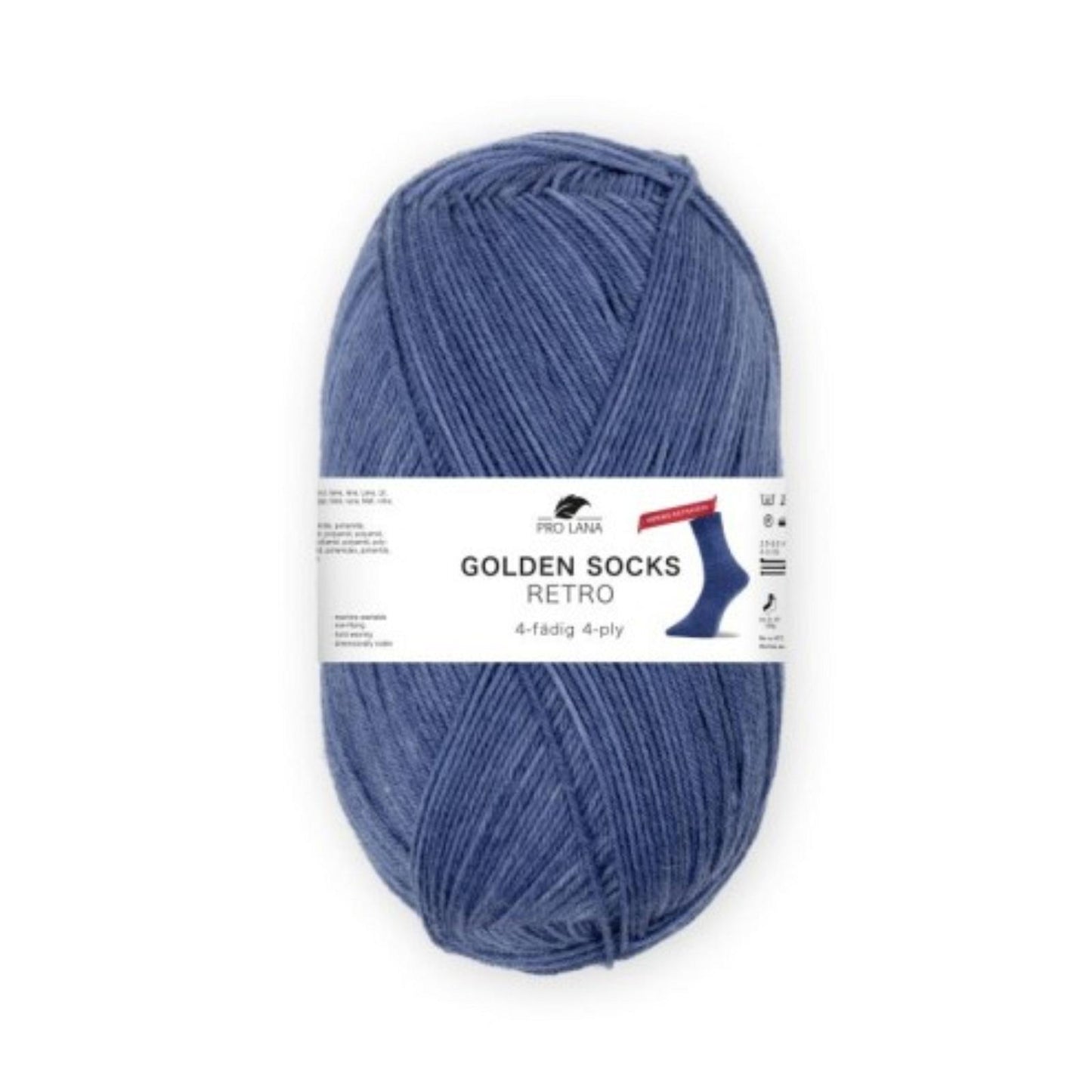 Pro Lana Golden Socks Retro 4 fädig 100g