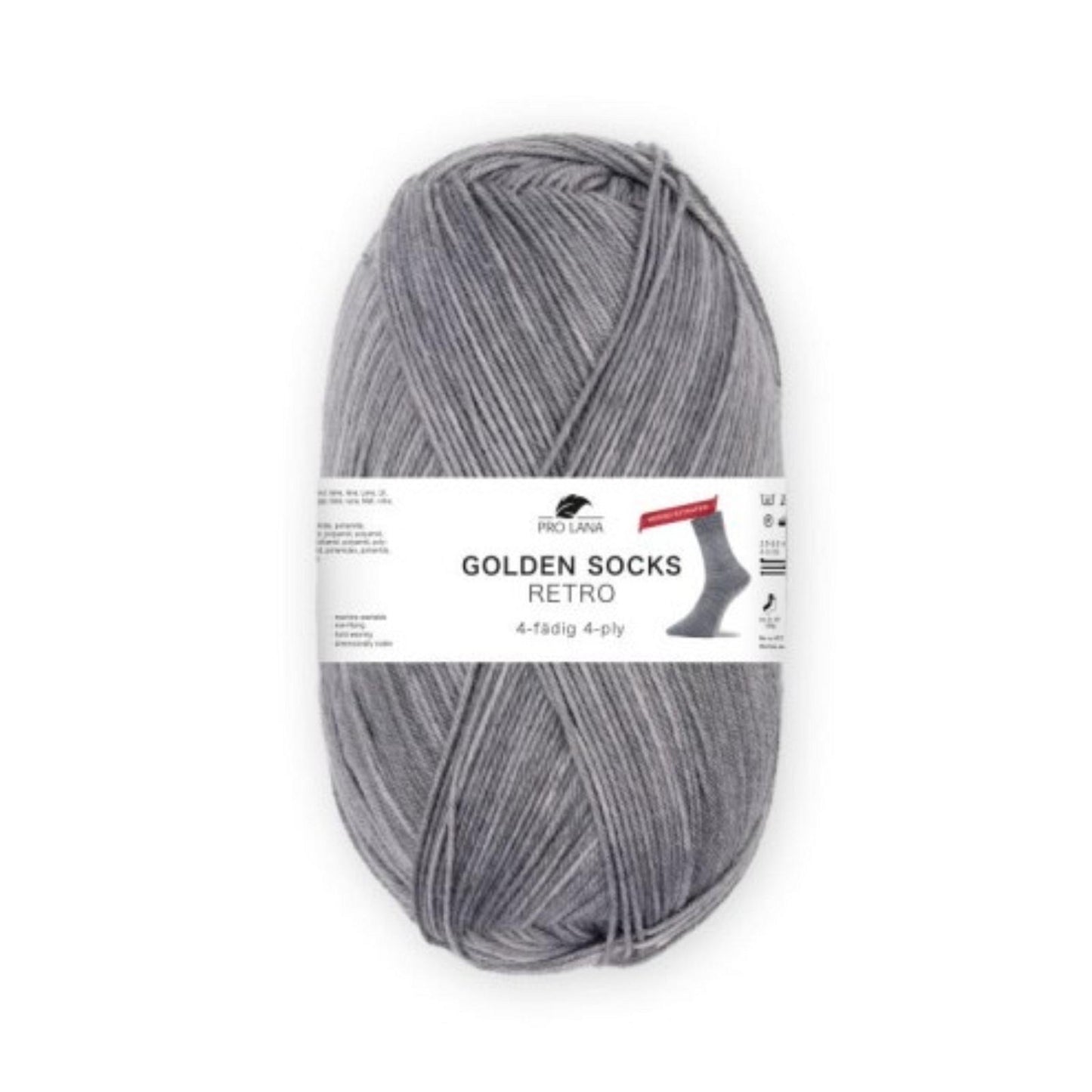 Pro Lana Golden Socks Retro 4 fädig 100g