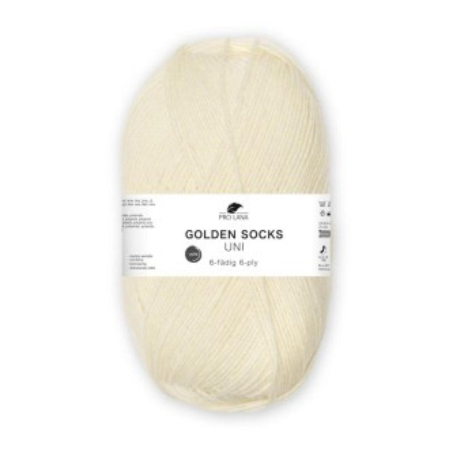 Pro Lana Golden Socks 6 fädig uni 150g