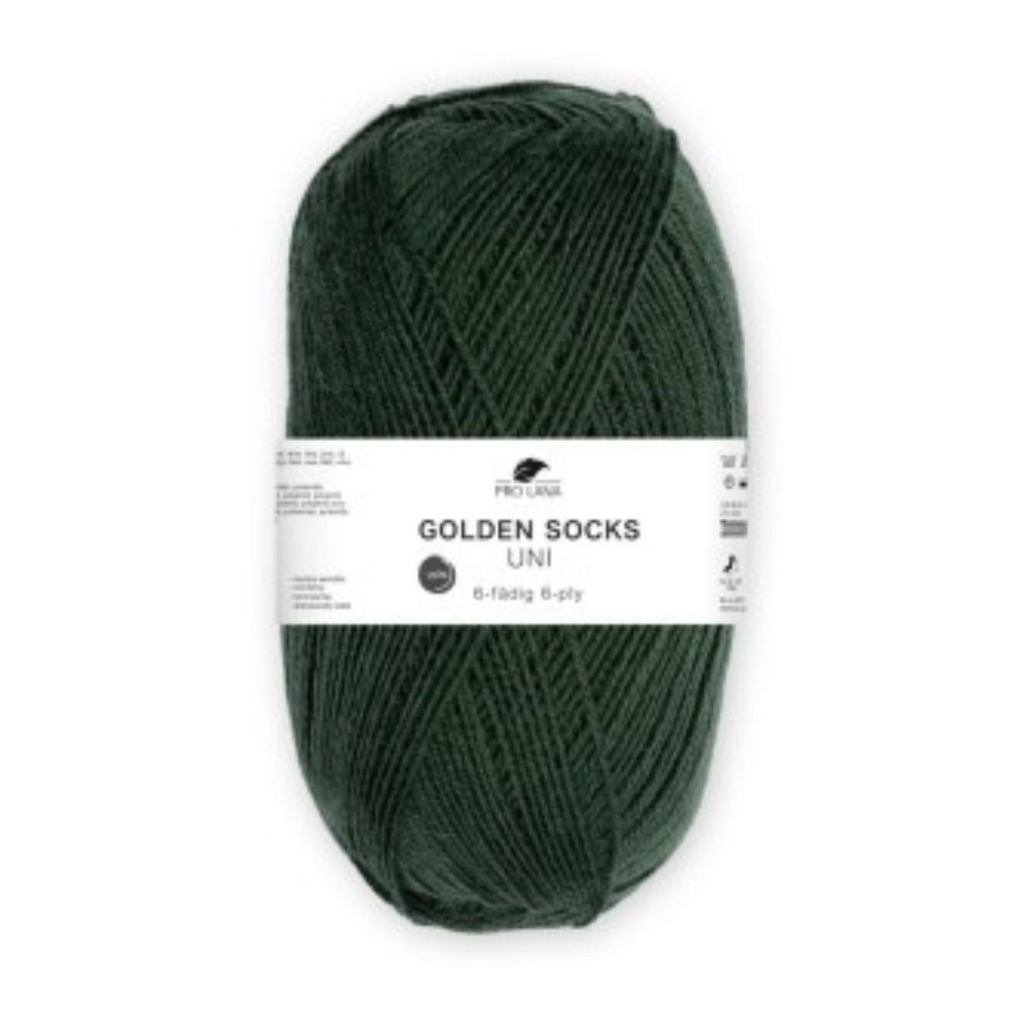 Pro Lana Golden Socks 6 fädig uni 150g